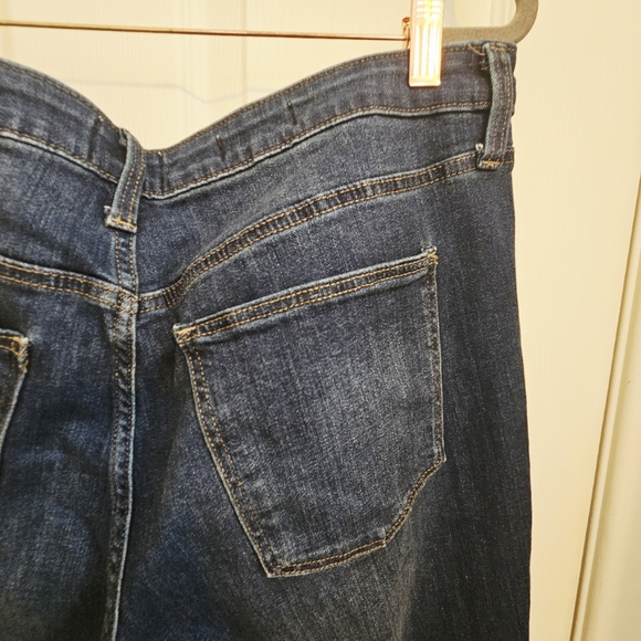 Universal Thread High Rise Slim Straight Jeans Size 18 Dark Denim Wash - Picture 8 of 12